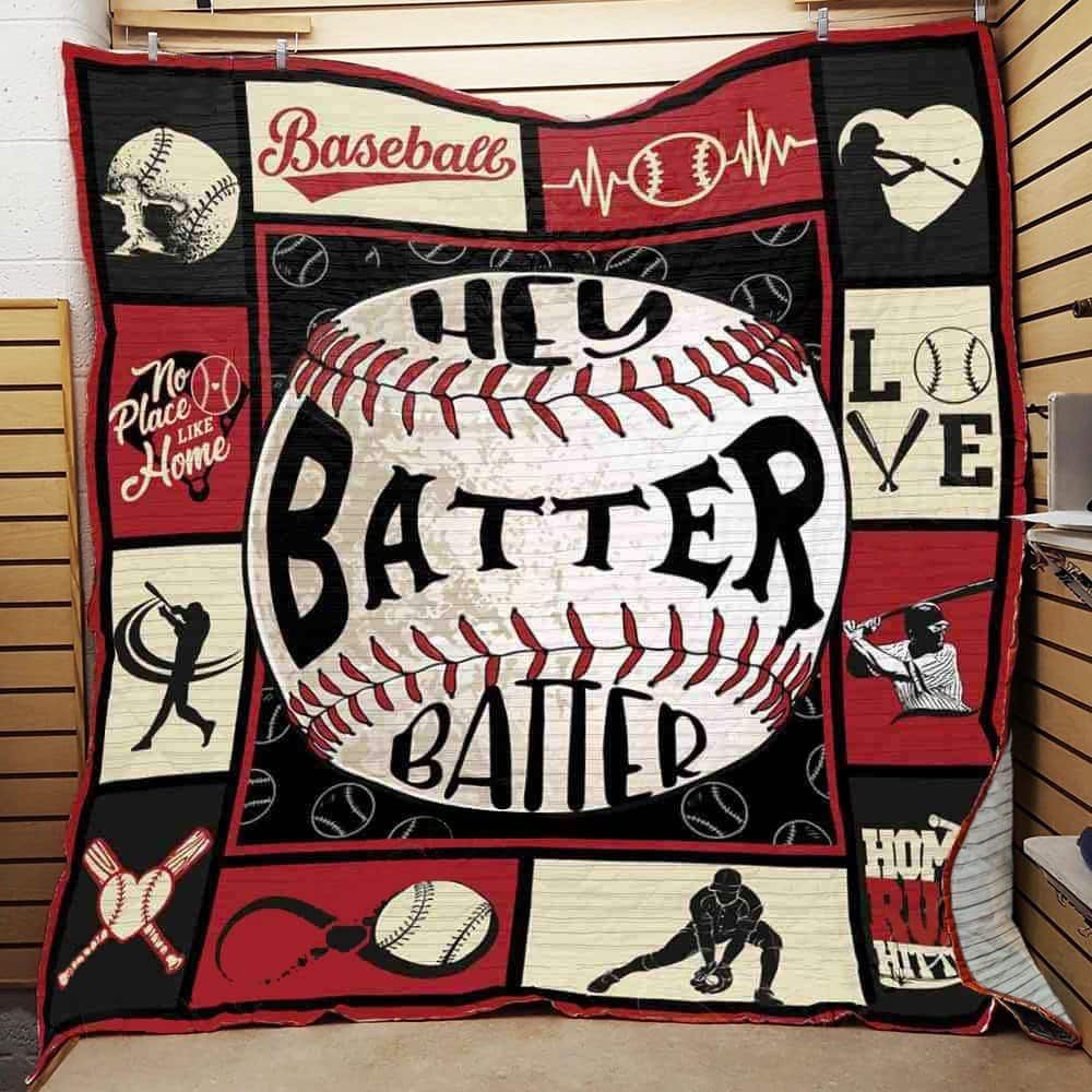 Ltr0611 Baseball Hey Batter Quilt Dhc16122923Dd