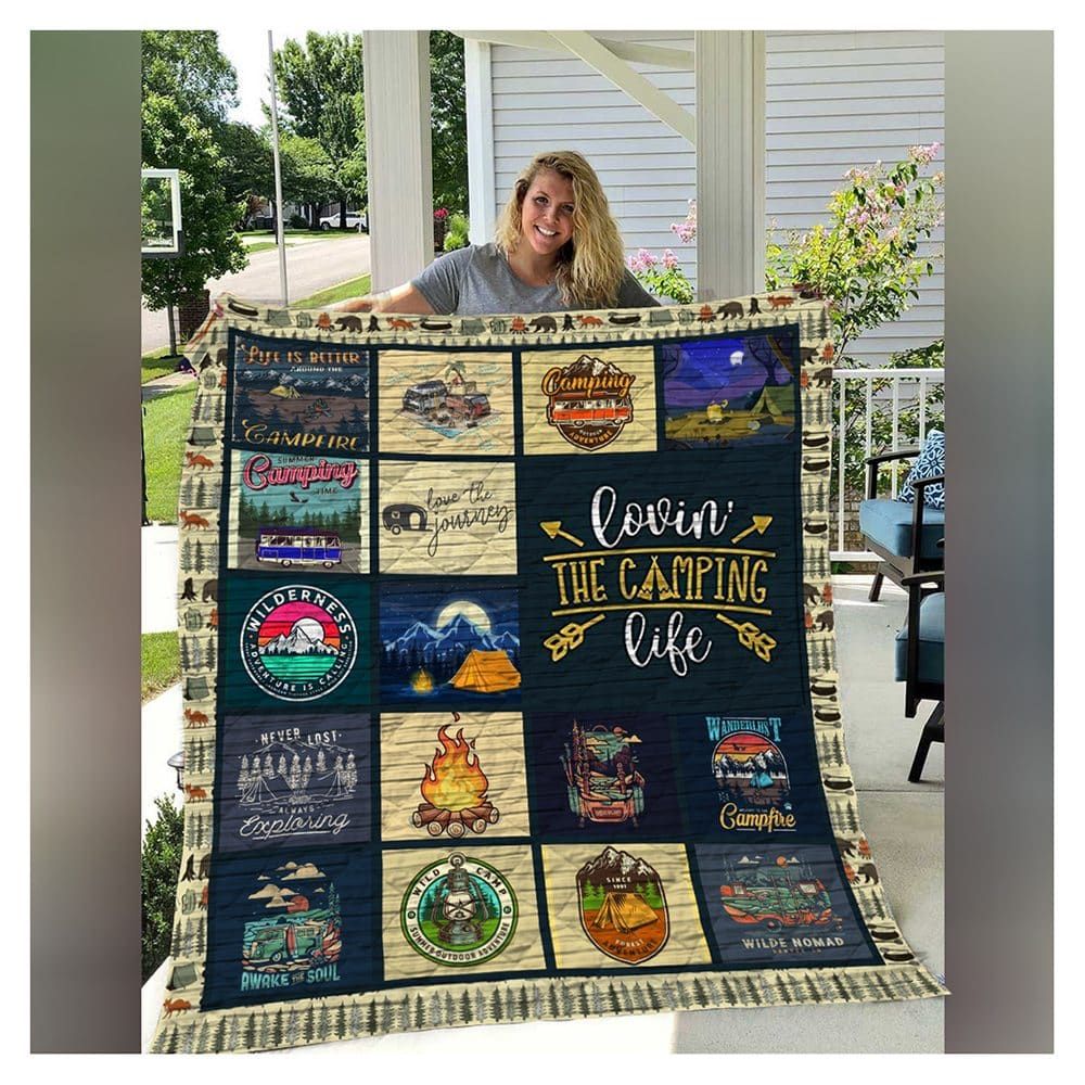 Ltr1012 Camping Lovin The Camping Life Quilt Dhc16122035Dd