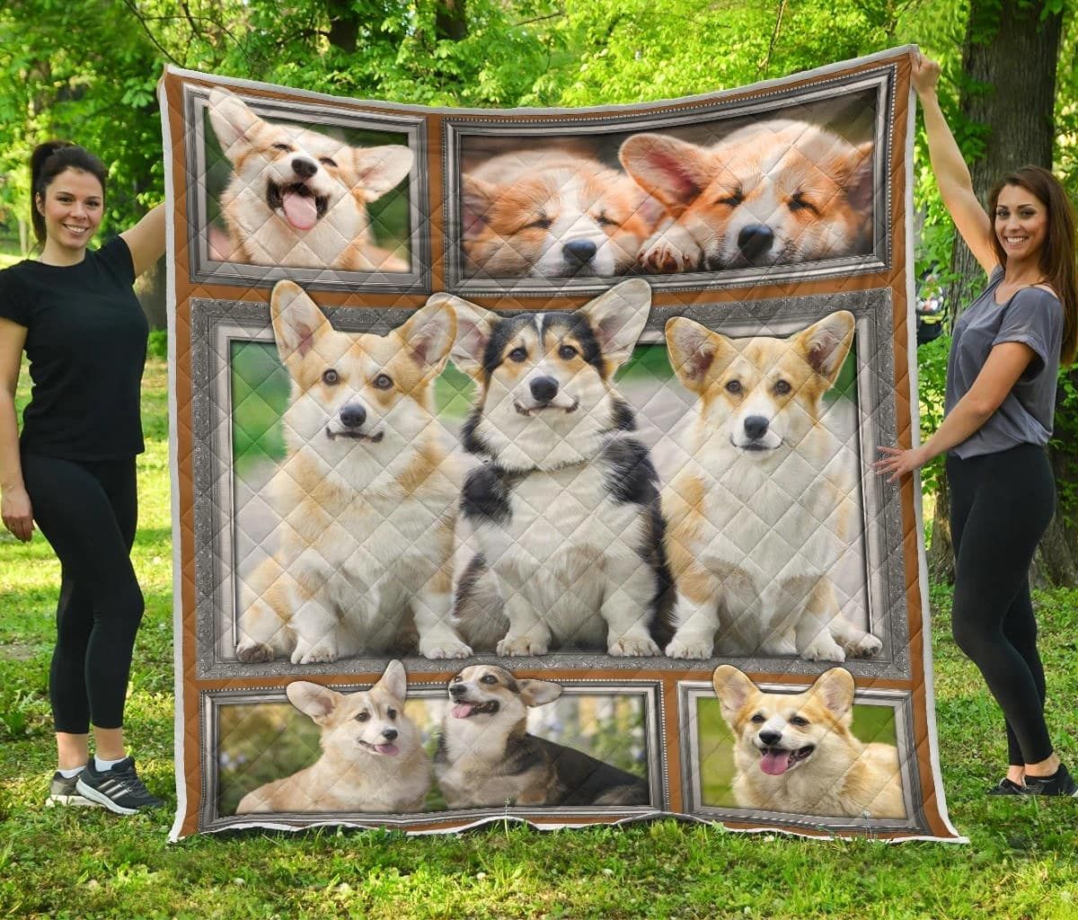 Ltr1112 Corgi La Na La Quilt Dhc16122009Dd
