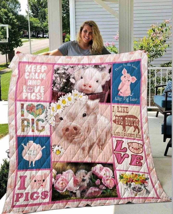 Ltr1112 Pig I Can Kiss This Pigs Quilt Dhc16121994Dd