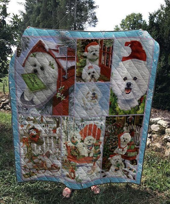 Ltr1211 Bichon Frise Dog Pppp Quilt Dhc16122467Dd