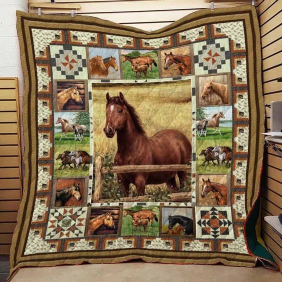 Ltr1311 Horse Fall For You Quilt Dhc16124022Dd