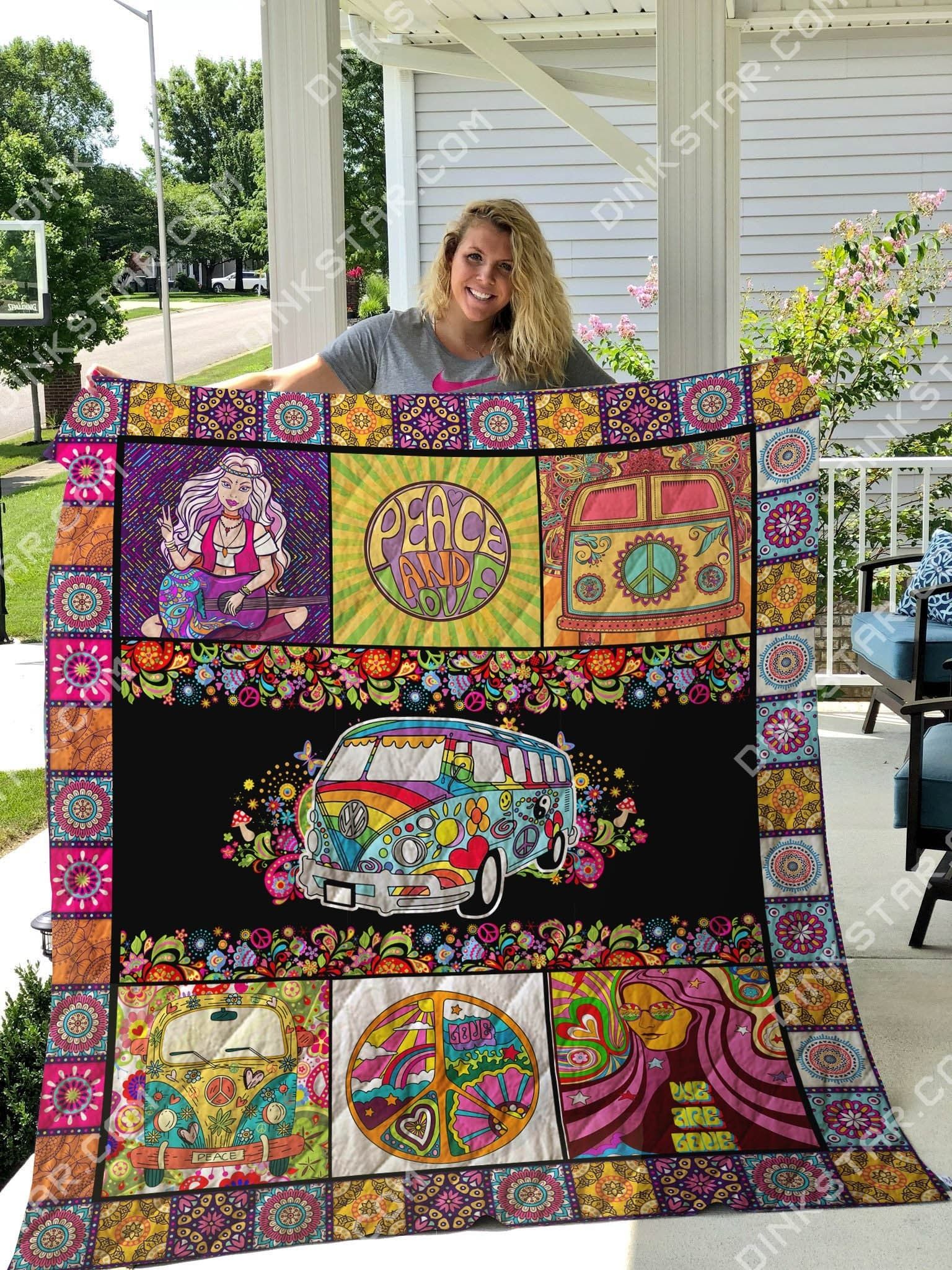 Ltr1611 Hippie Beautiful Bus Hippie Quilt Dhc16123814Dd