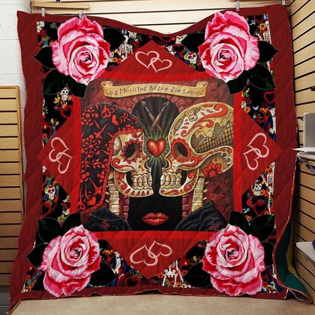 Ltr1611 Sugar Skull Wedding Skull Quilt Dhc16123801Dd