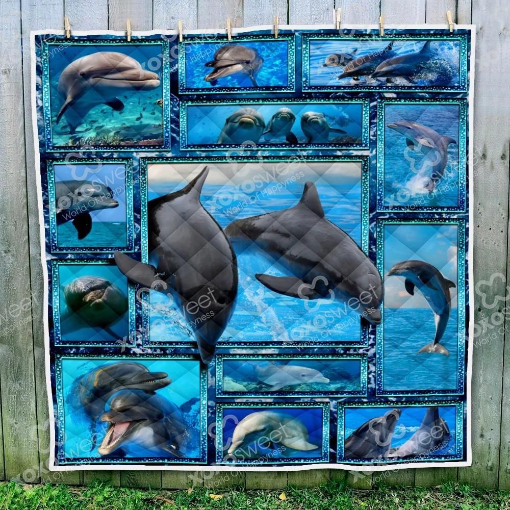 Ltr1811 Dolphin 3D Dolphin Quilt Quilt Dhc16123794Dd