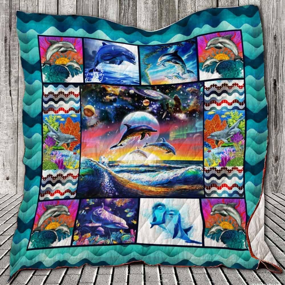 Ltr1811 Dolphin Free Like A Dolphin Quilt Dhc16123792Dd