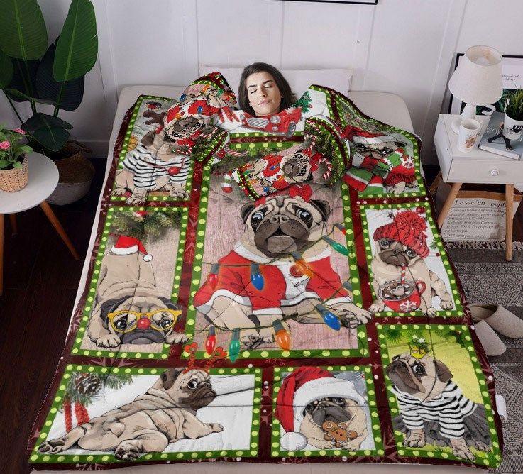 Ltr1911 Pug 01 Pug 1911 Quilt Dhc16123758Dd