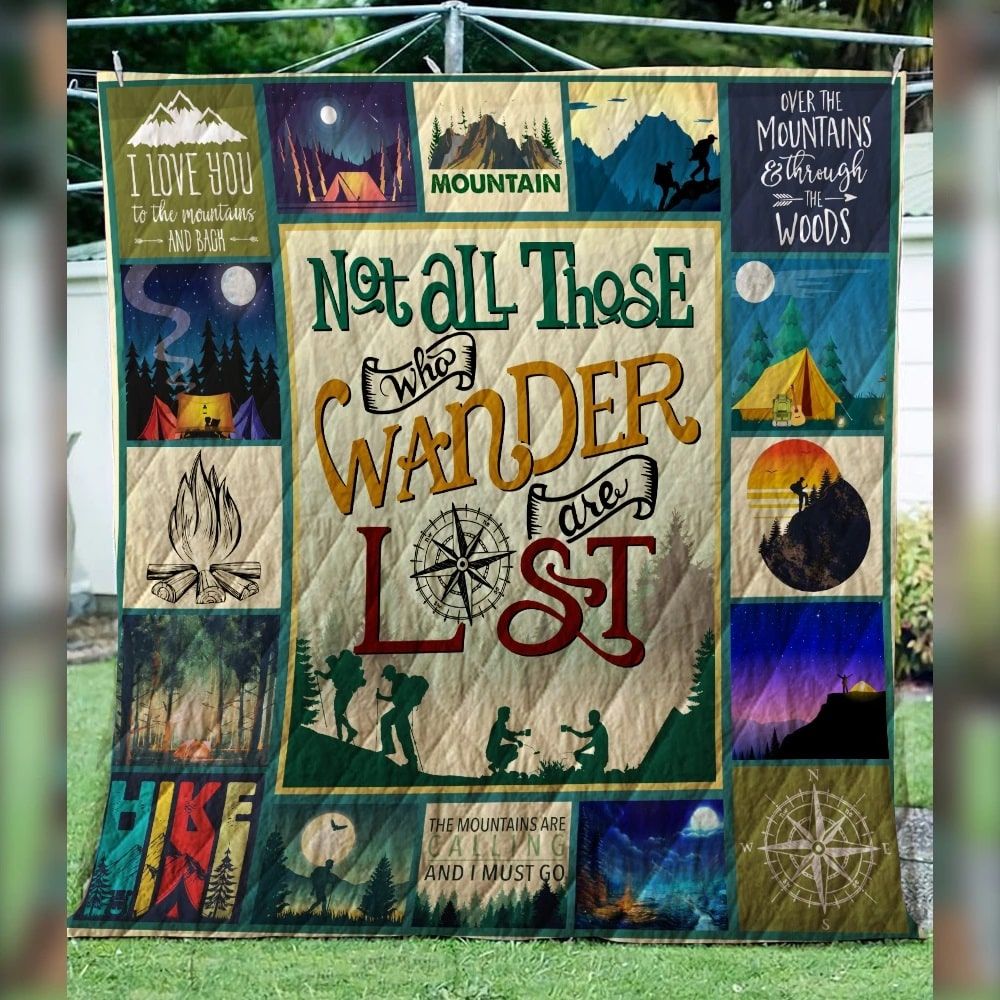 Ltr2711 Camping Hiking With Someone Quilt Dhc16122333Dd