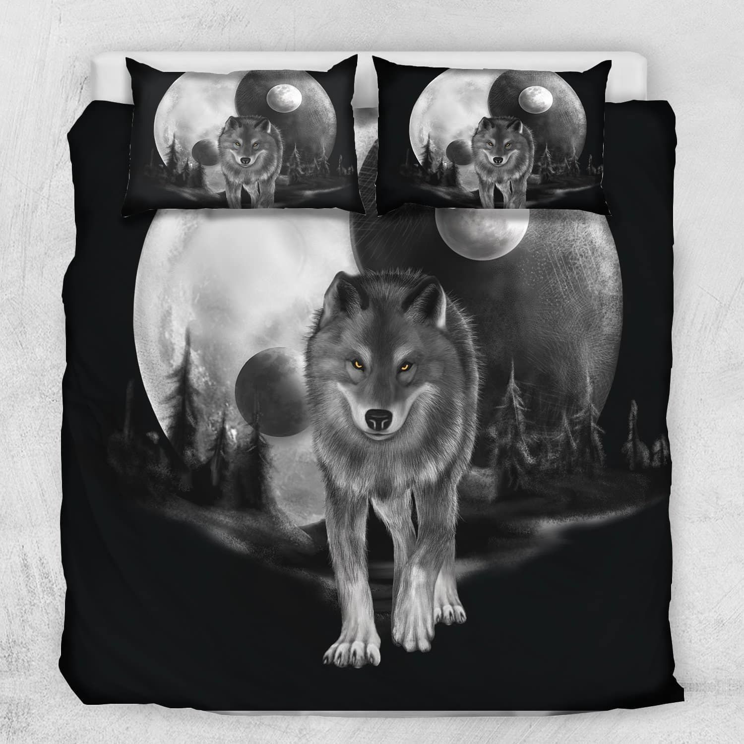 Luna Moon Wolf Bedding Set