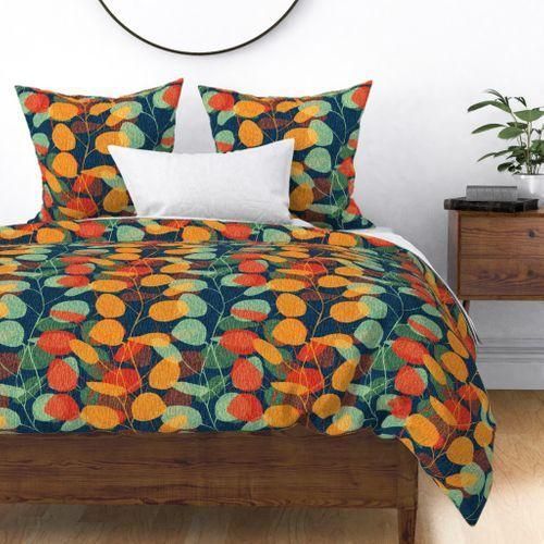 Lunaria On Fall Day Night Bedding Set