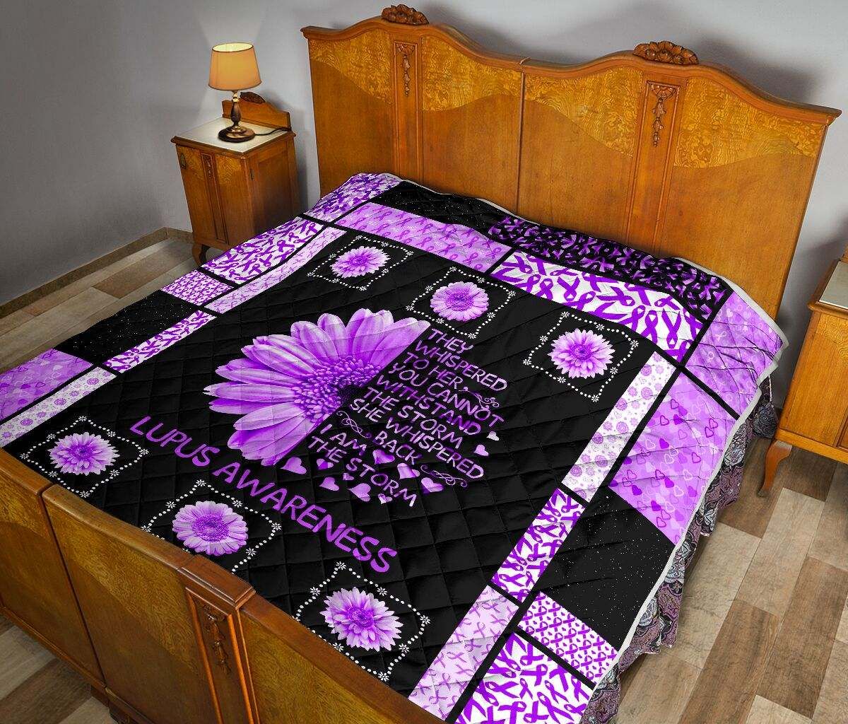 lupus awareness THEY WHISPERED TO HER QUILT DHC281111252DD