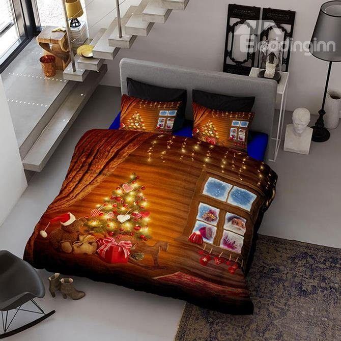 Luxury Christmas Tree Bedding Set