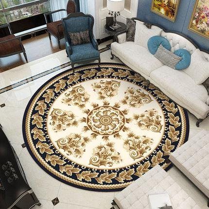 Luxury European Round Carpet