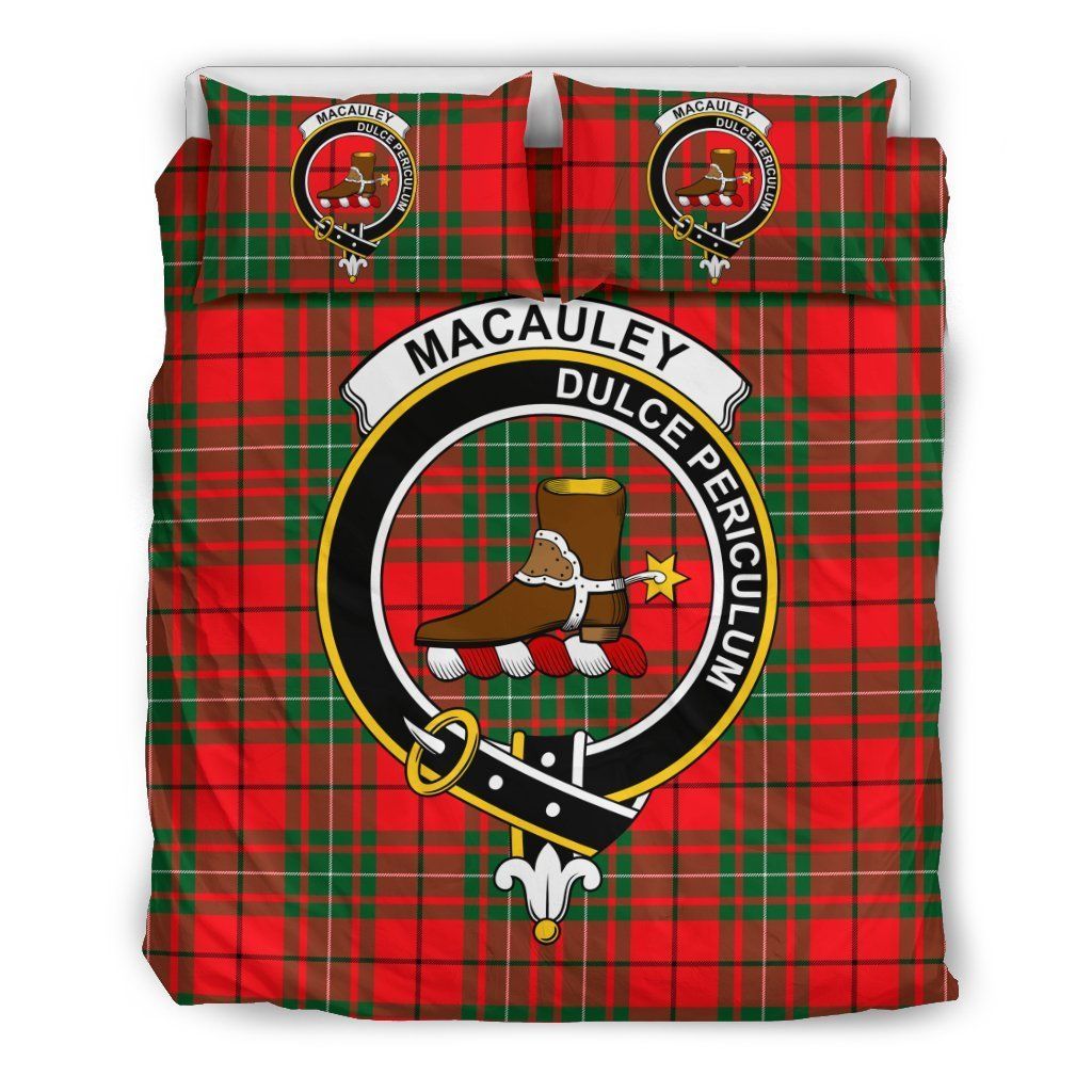 Macaulay Clan Badge Tartan Bedding Set