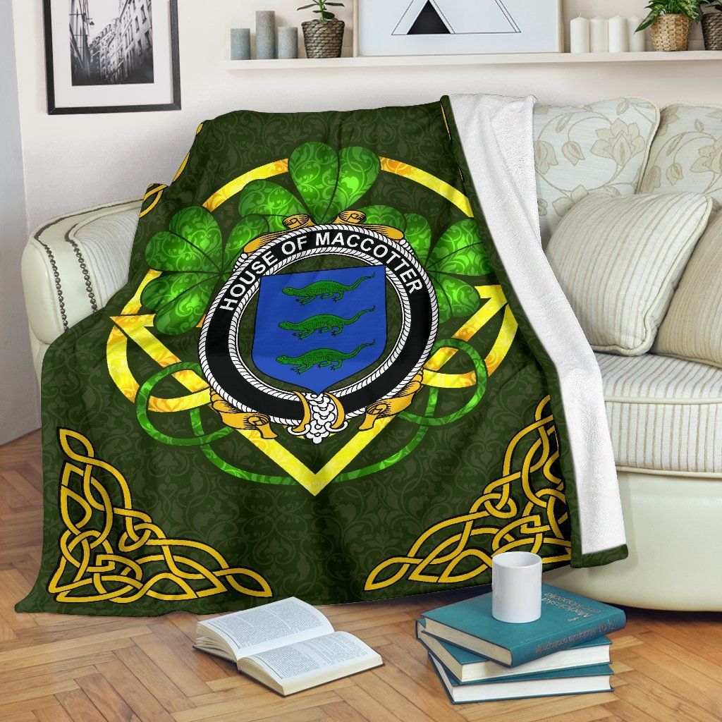 Maccotter Ireland Sherpa Fleece Blanket