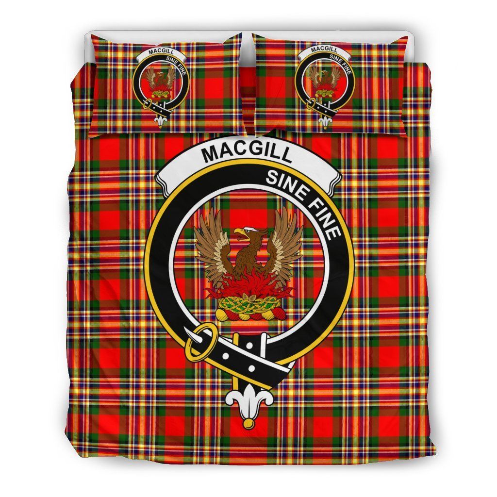 Macgill Clan Badge Tartan Bedding Set