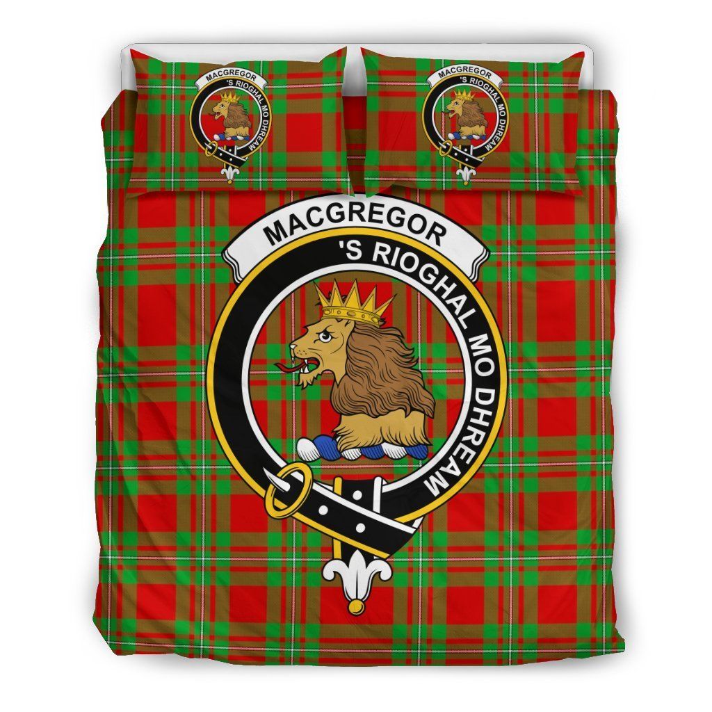 Macgregor Clan Badge Tartan Bedding Set