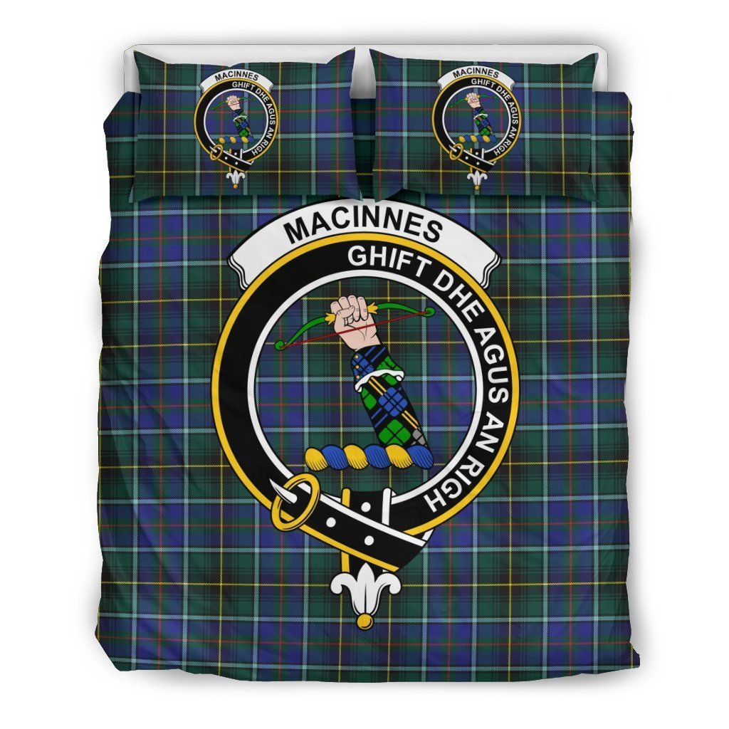 Macinnes Clan Badge Tartan Bedding Set