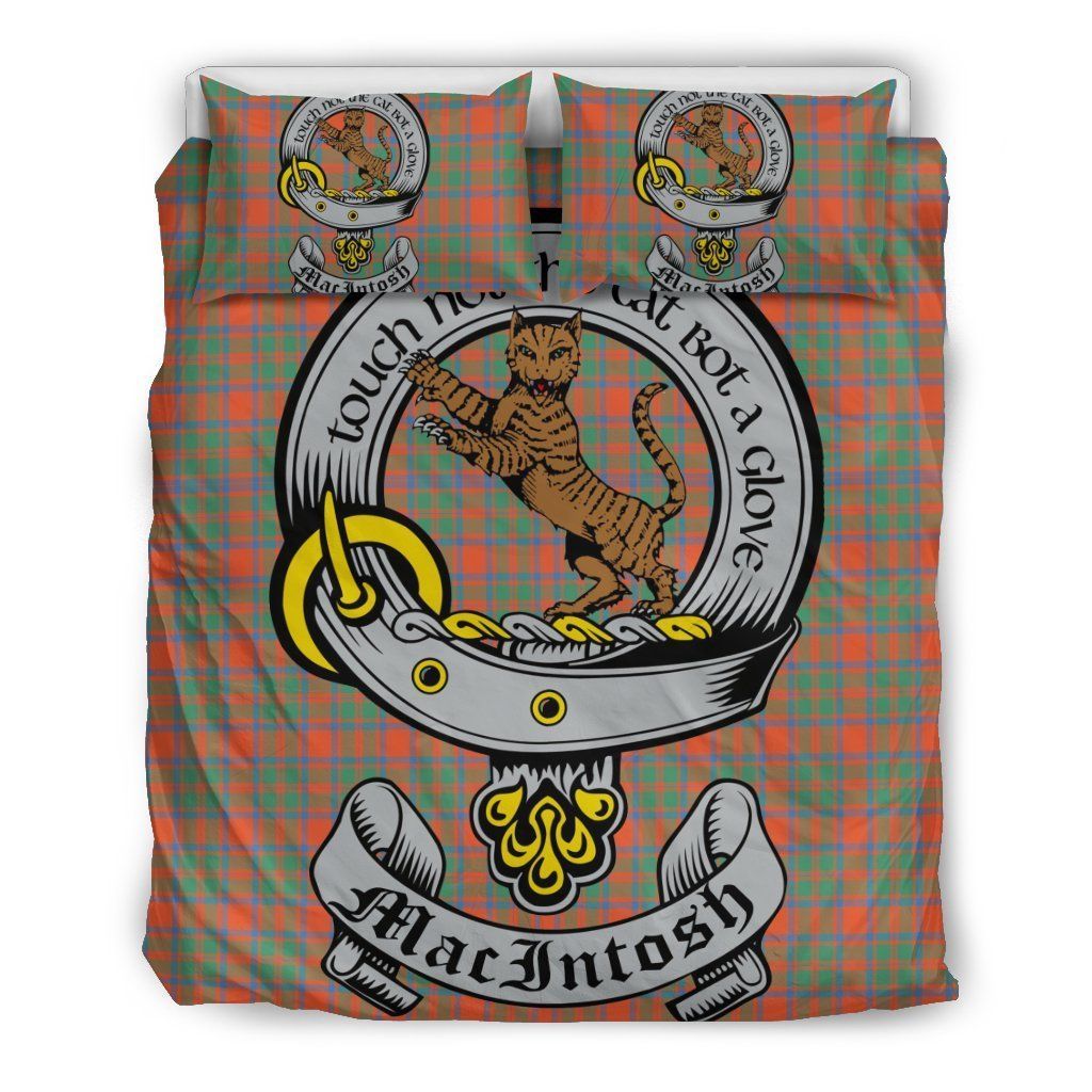 Macintosh Clan Badge Tartan Bedding Set