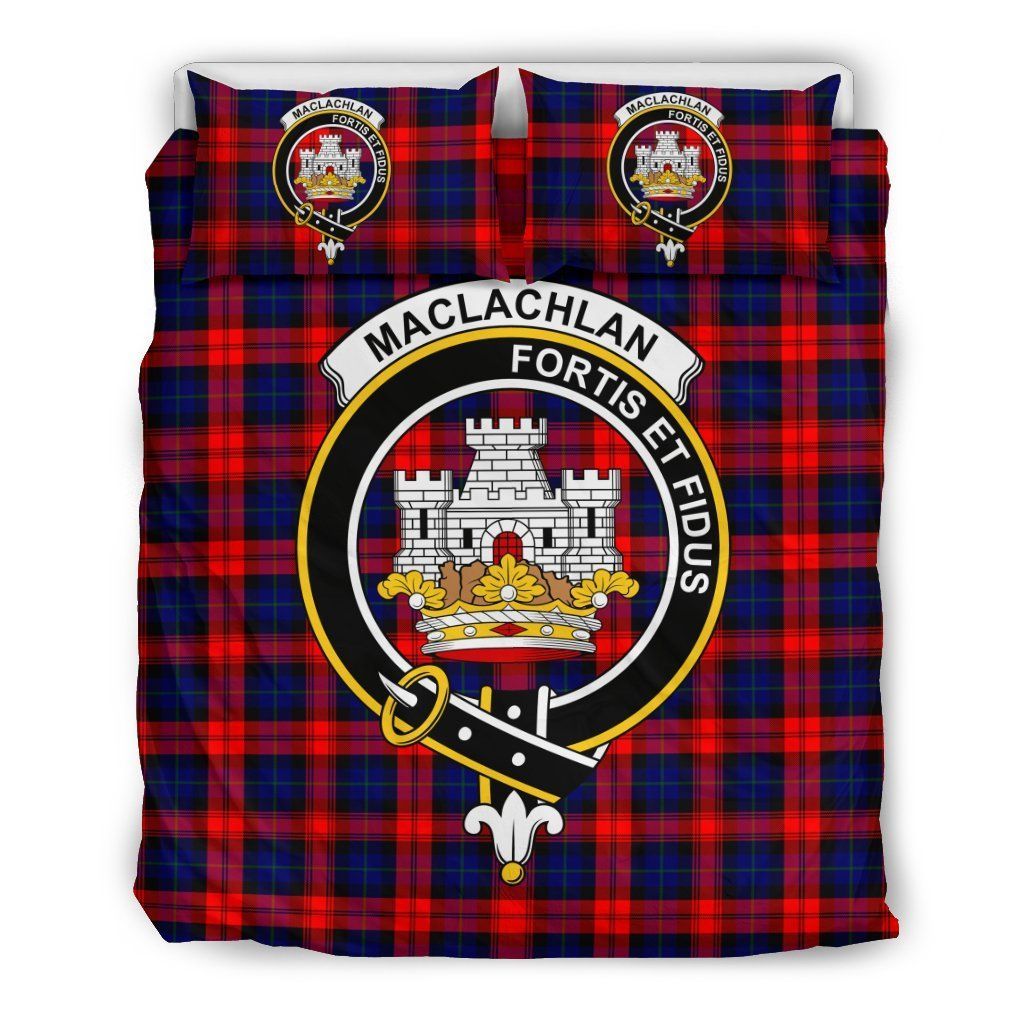 Maclachlan Clan Badge Tartan Bedding Set