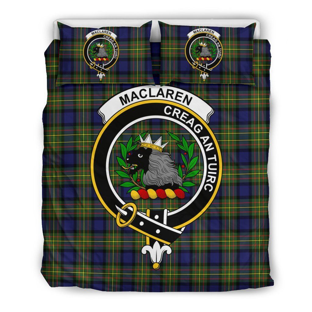 Maclaren Clan Badge Tartan Bedding Set