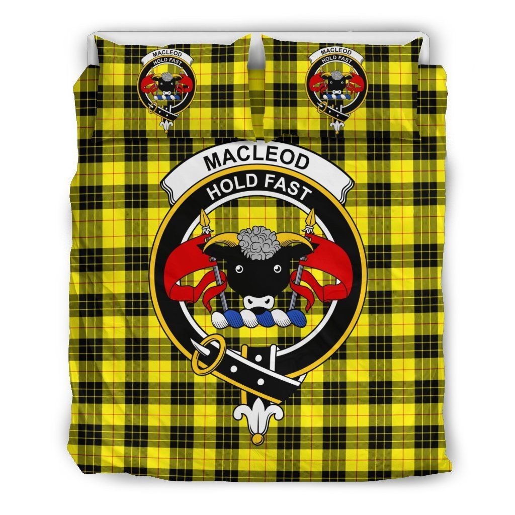 Macleod Of Lewis Clan Badge Tartan Bedding Set