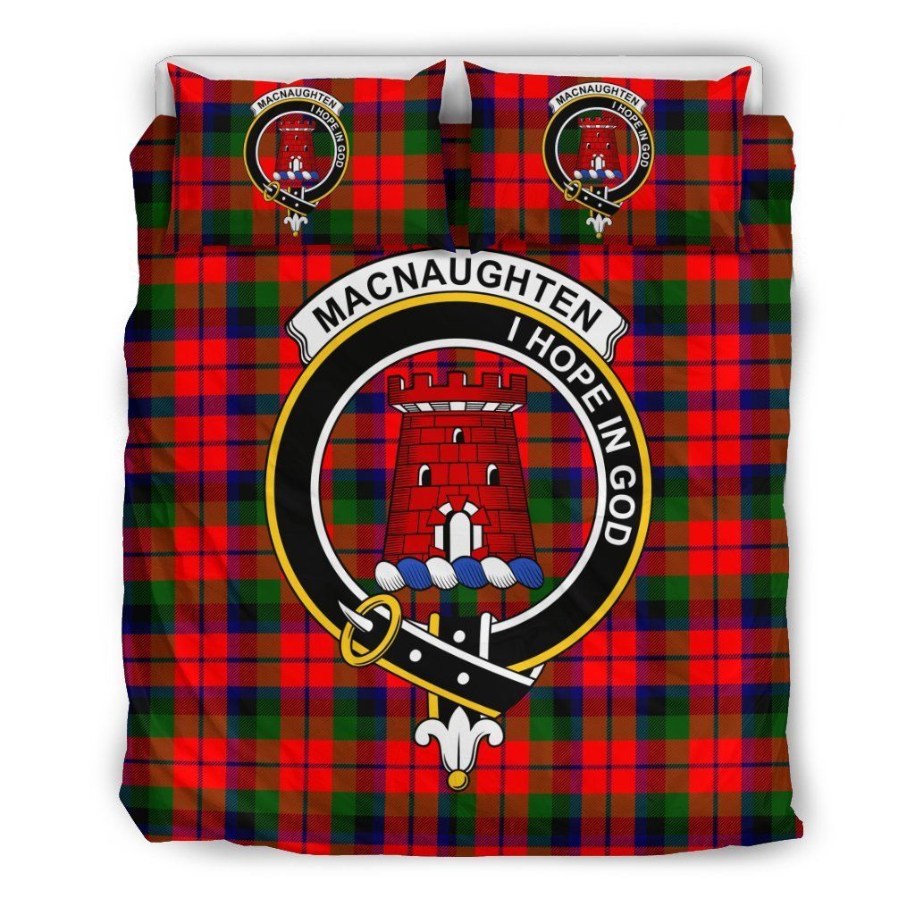 Macnaughton Clan Badge Tartan Bedding Set