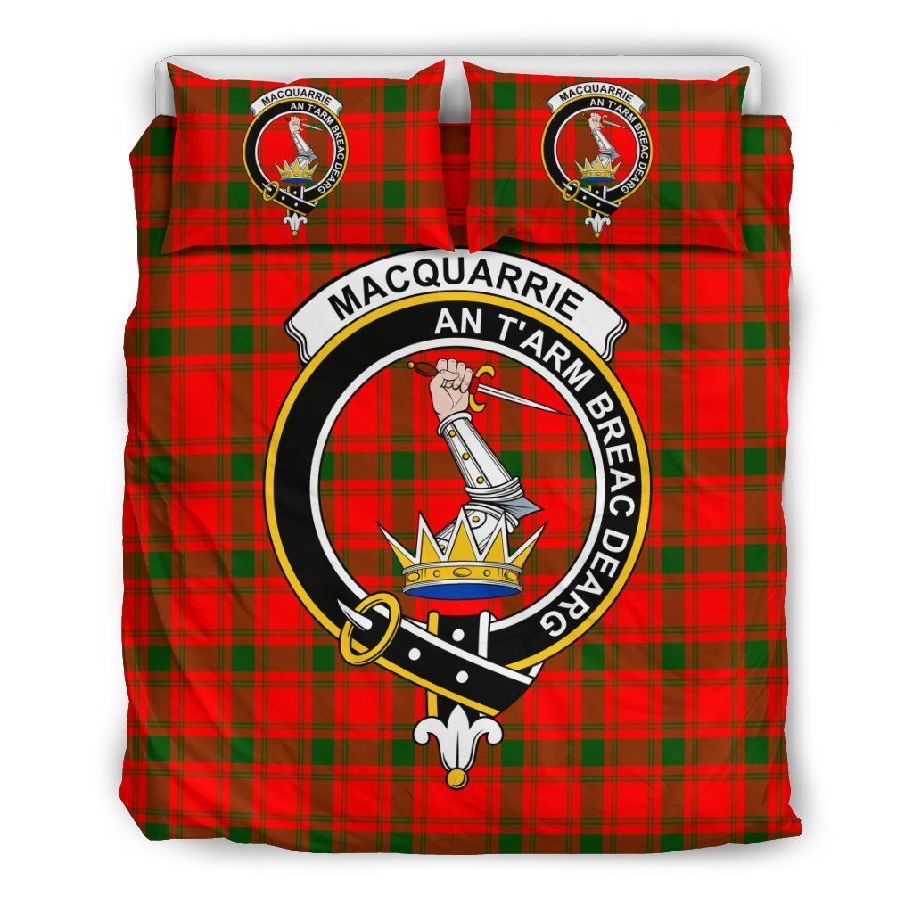 Macquarrie Clan Badge Tartan Bedding Set