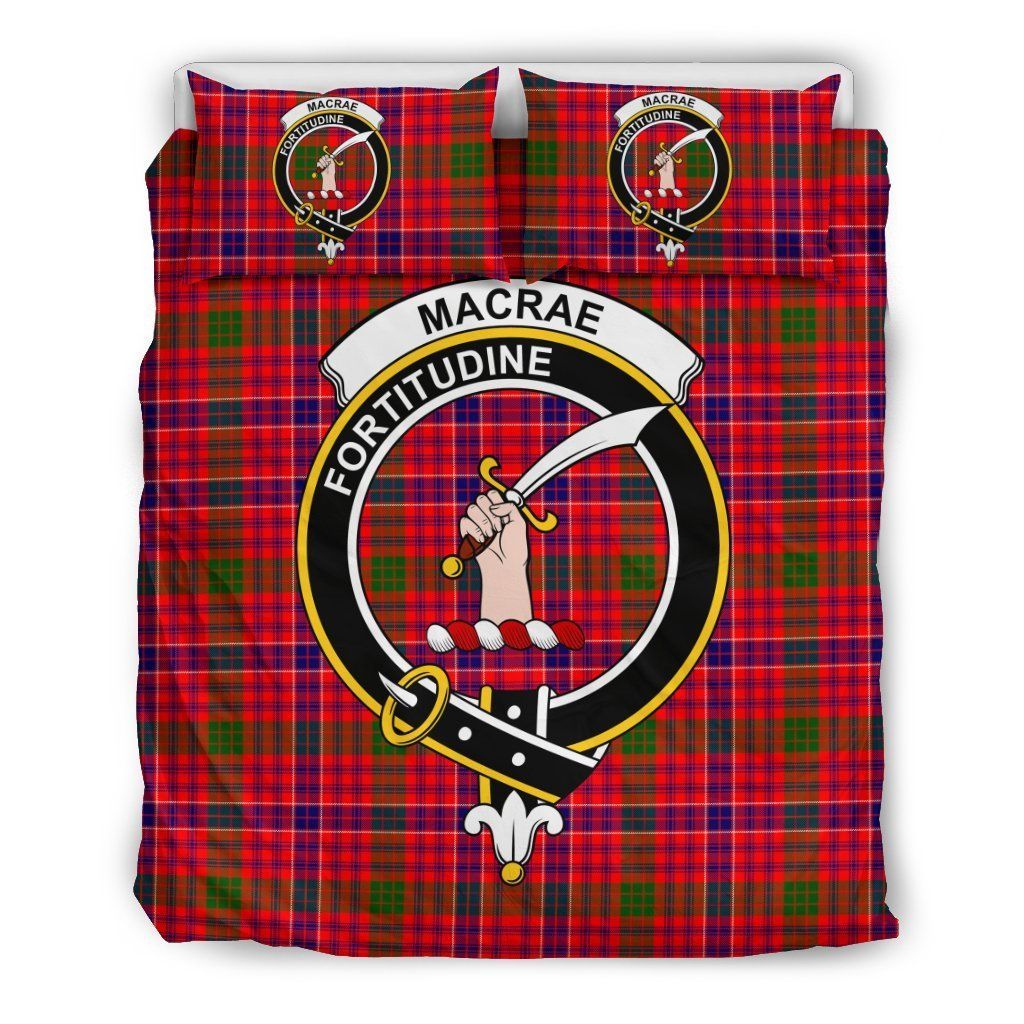 Macrae Clan Badge Tartan Bedding Set