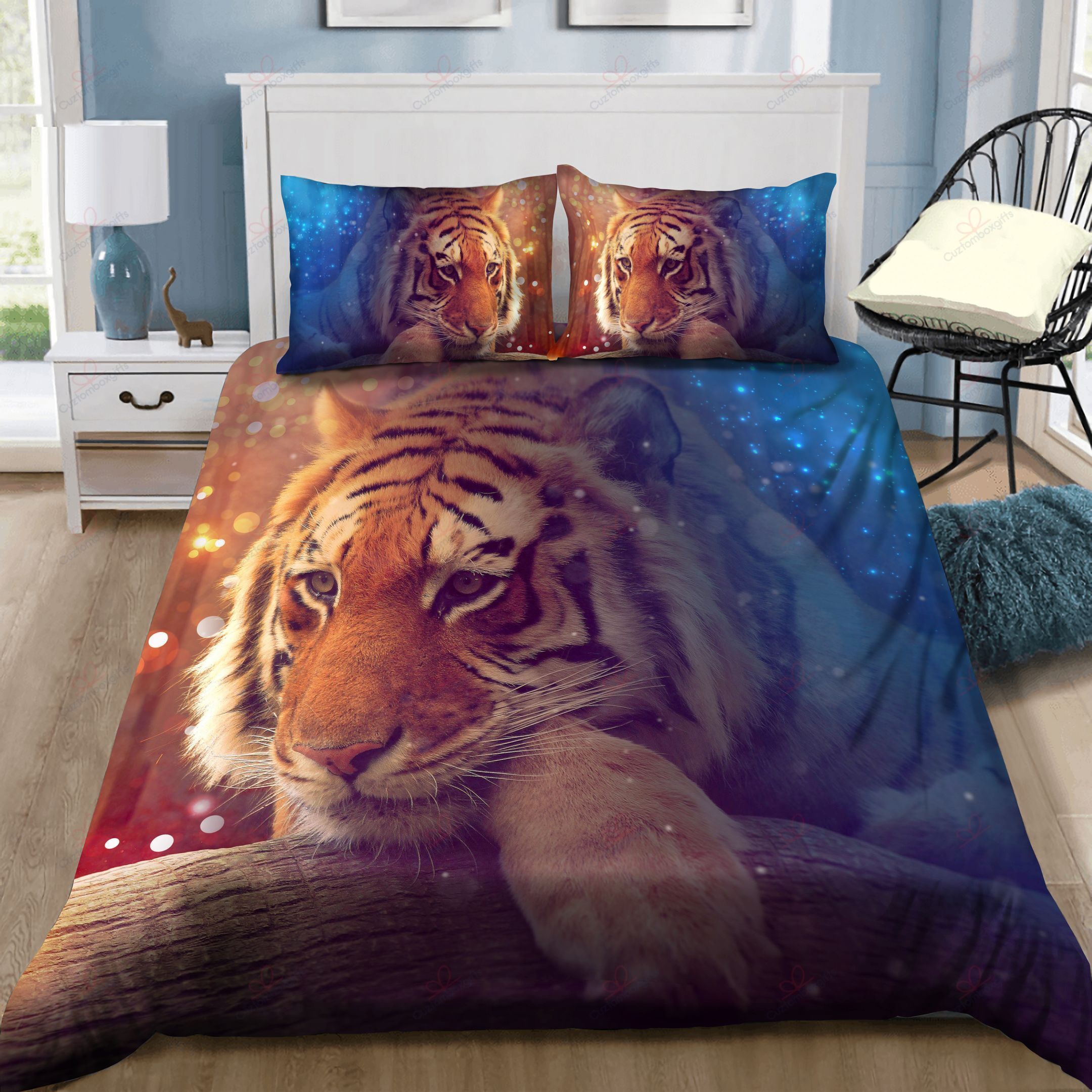 Magic Tiger In Jungle Bedding Set