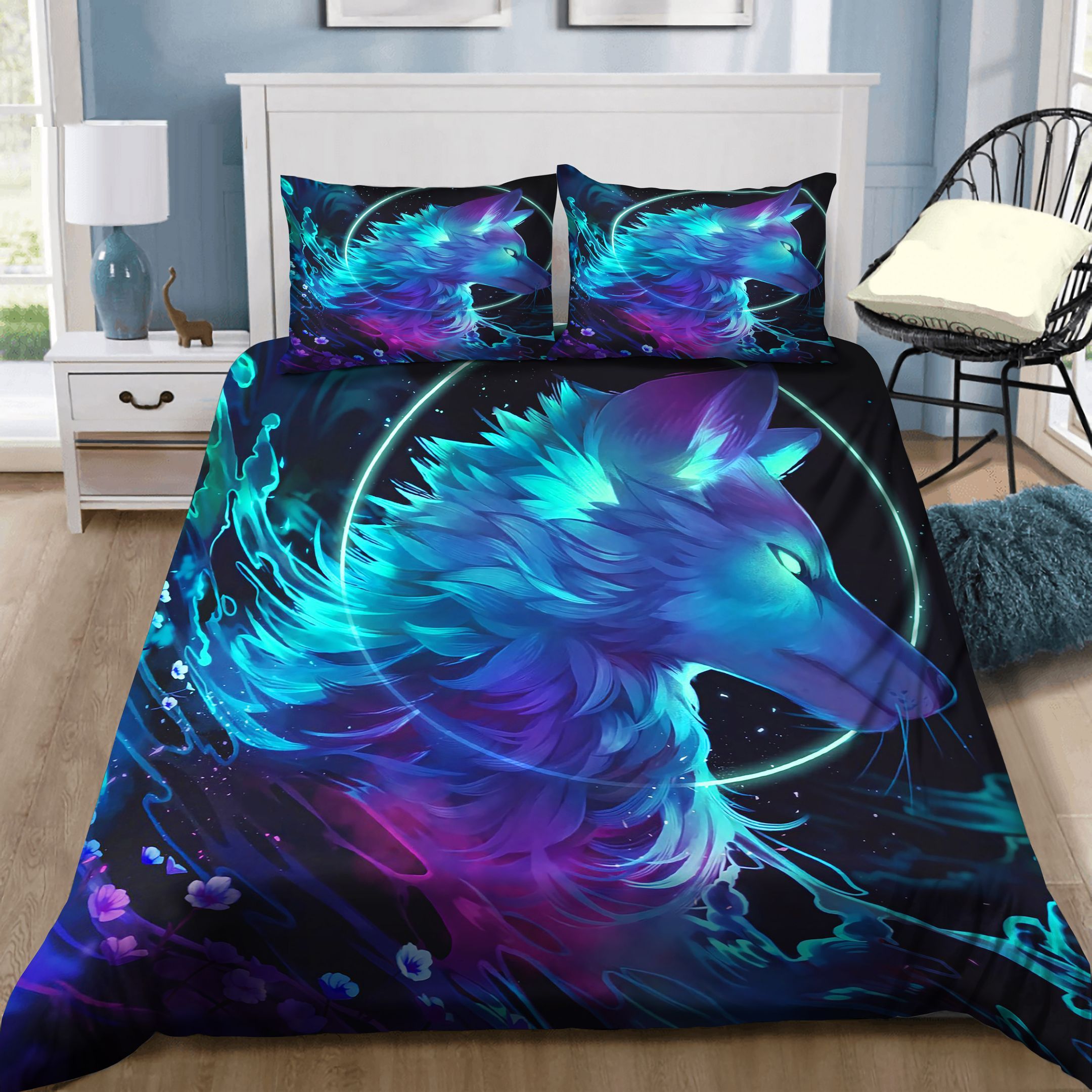 Magic Wolf Bedding Set