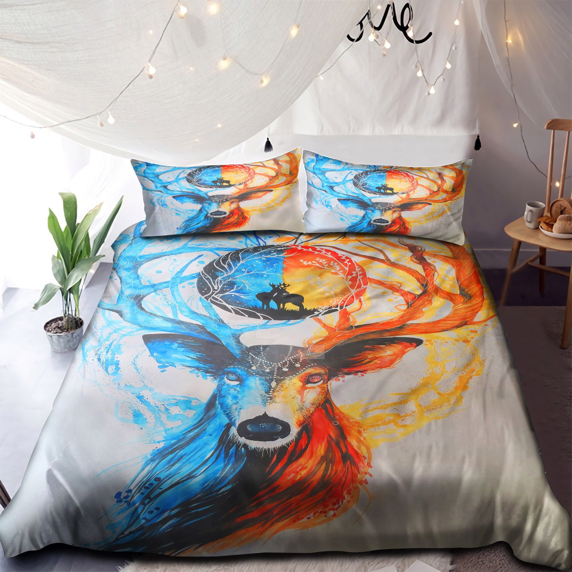 Magical Deer Bedding Set
