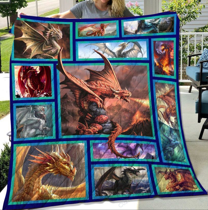 Magical Dragon DT1409527CL Quilt Blanket