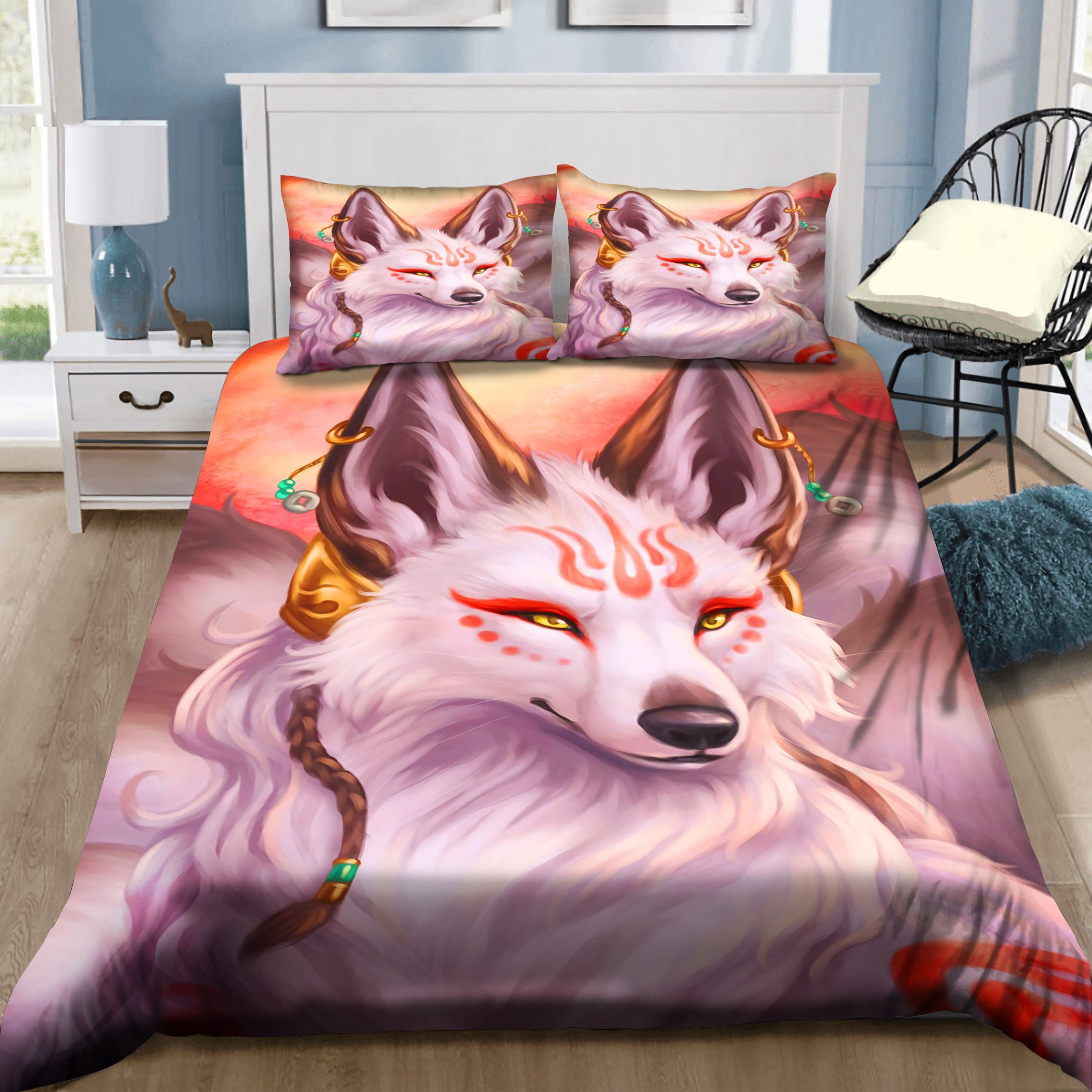 Magical Fox Beautiful Fox Bedding Set