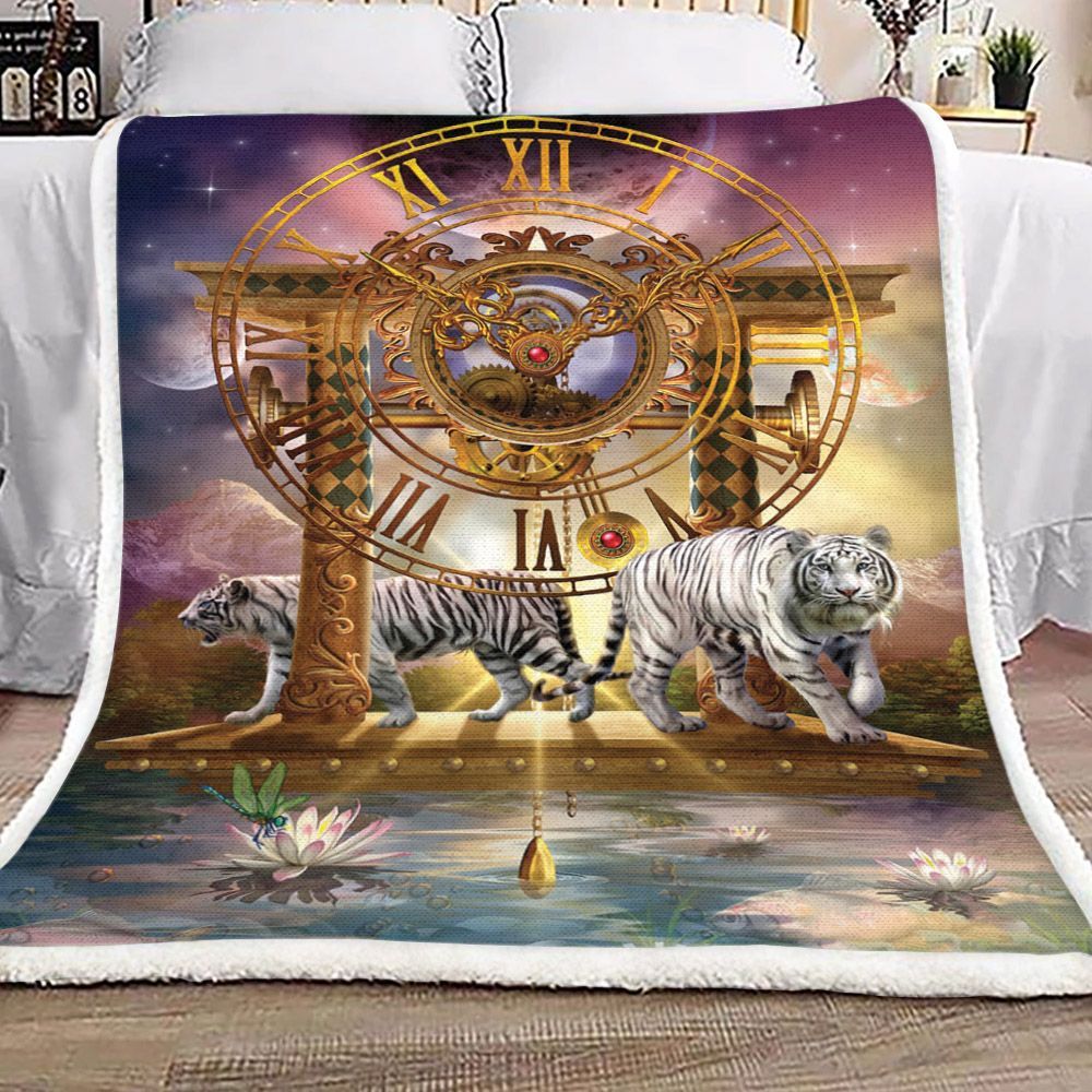 Magical Moment In Time Sherpa Fleece Blanket