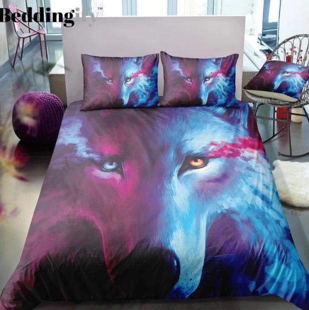 Magical Mystic Wolf Bedding Set
