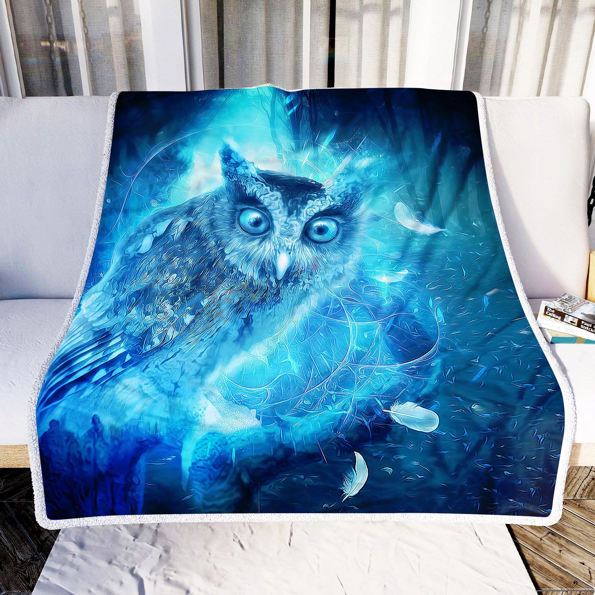 Magical Owl Fleece Blanket