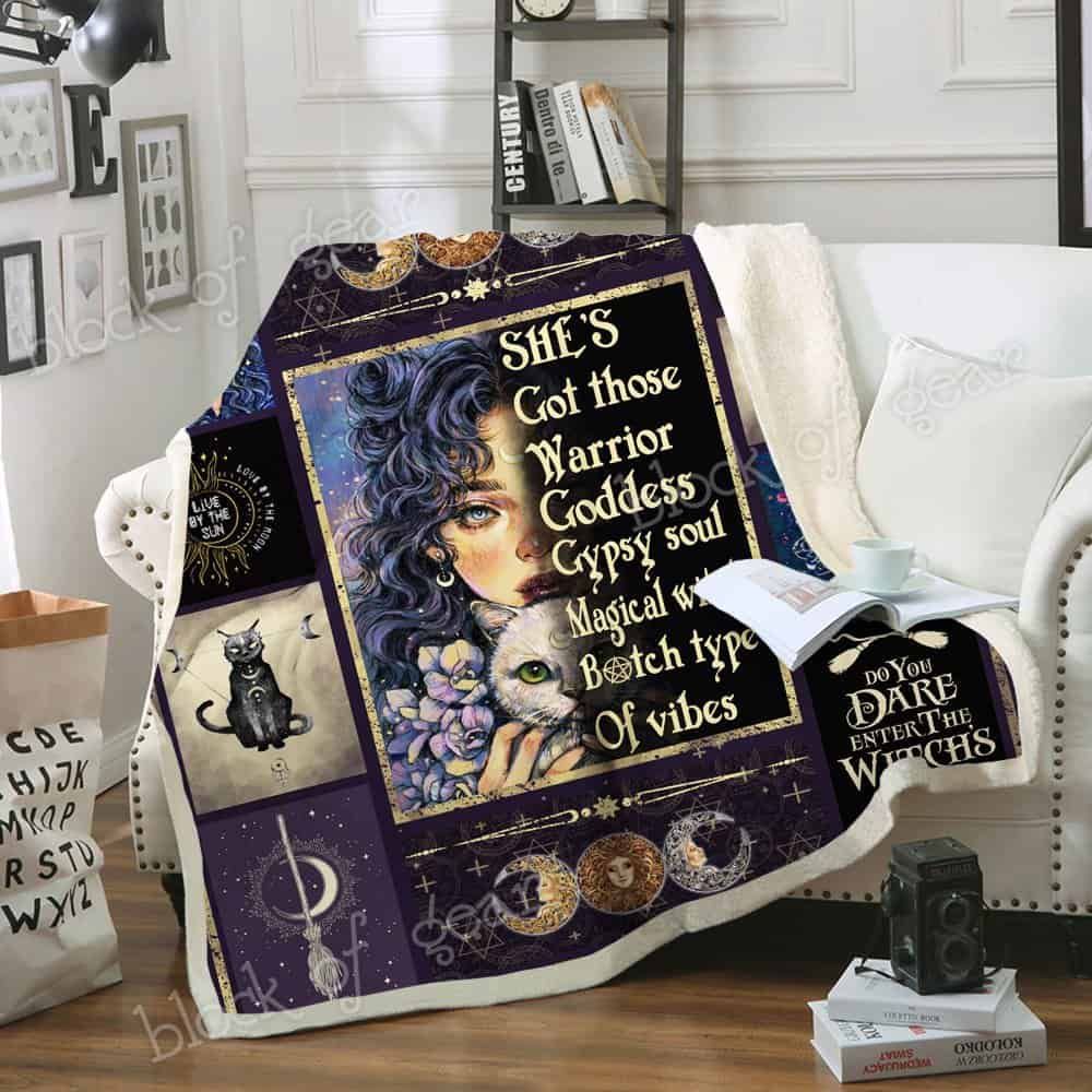 Magical Witch Fleece Blanket