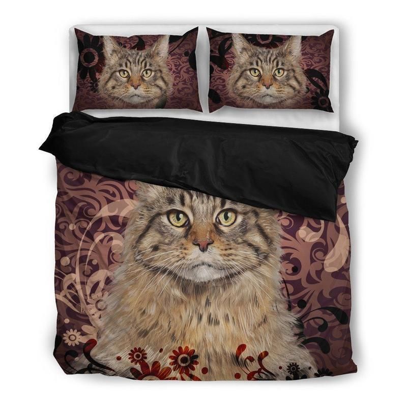 Maine Coon Cat Design Bedding Set
