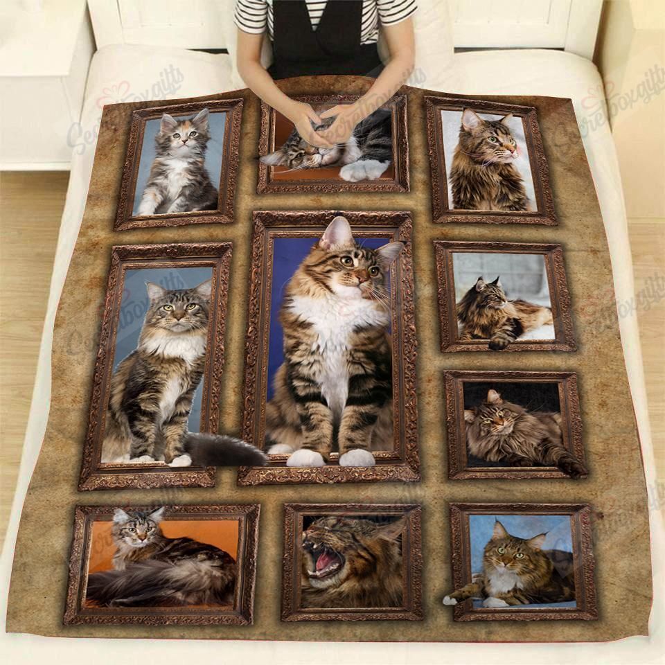 Maine Coon Fleece Blanket
