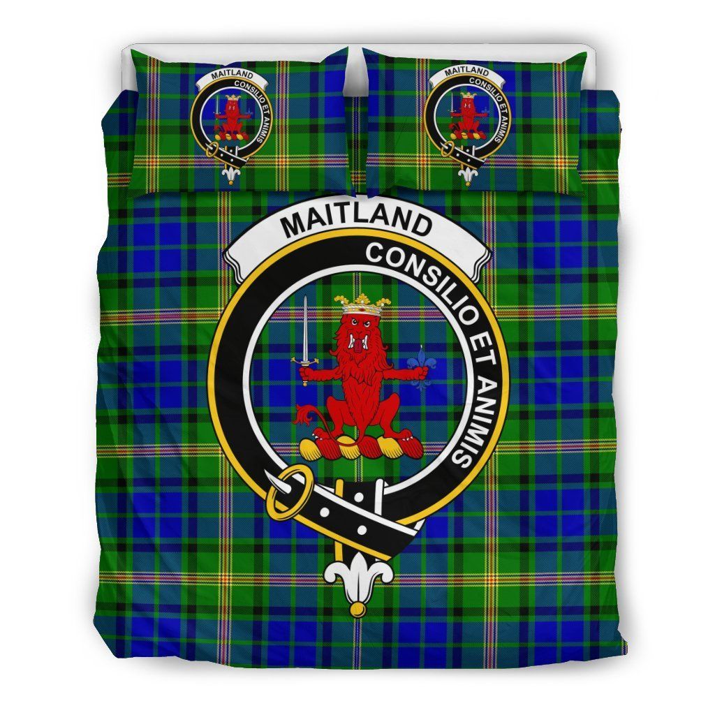 Maitland Clan Badge Tartan Bedding Set