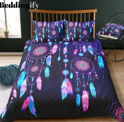 Majestic Purple Dreamcatcher Bedding Set