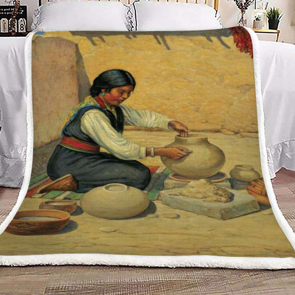 Making Pottery Sherpa Fleece