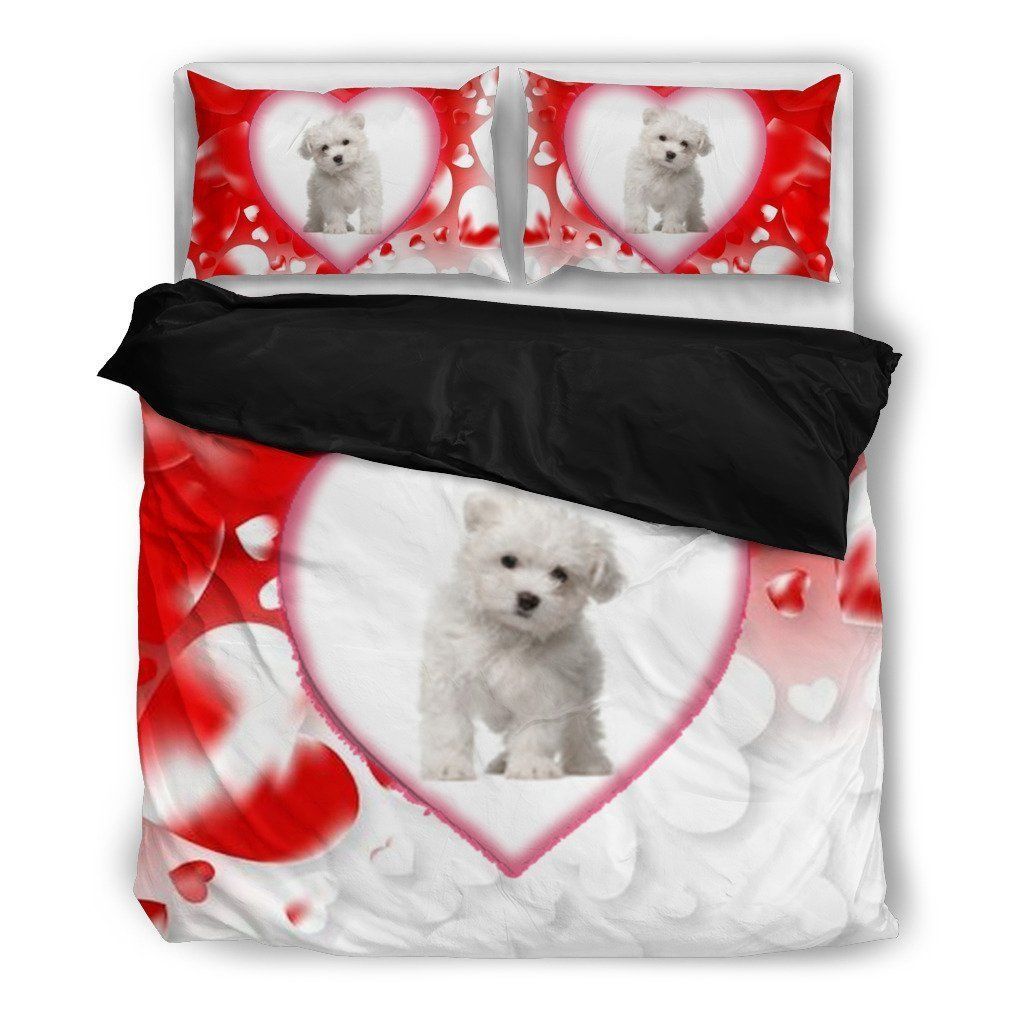 Maltese Dog Bedding Set