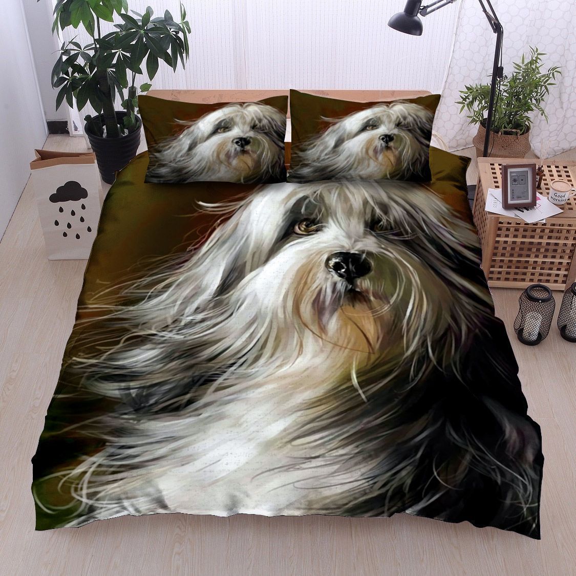 Maltese Dog Bedding Set