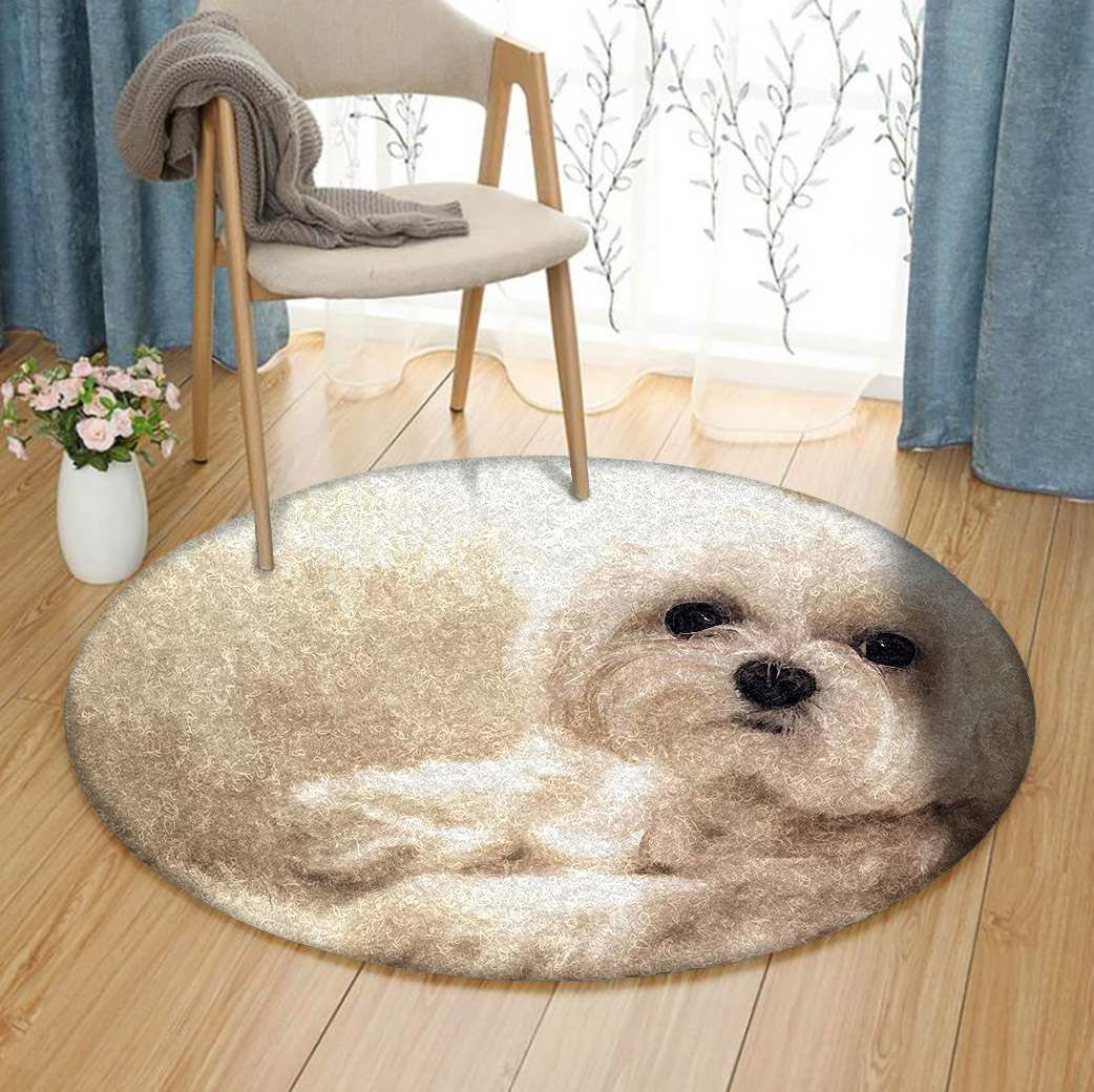 Maltese Round Carpet