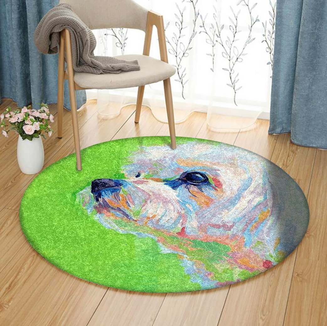 Maltese Round Carpet