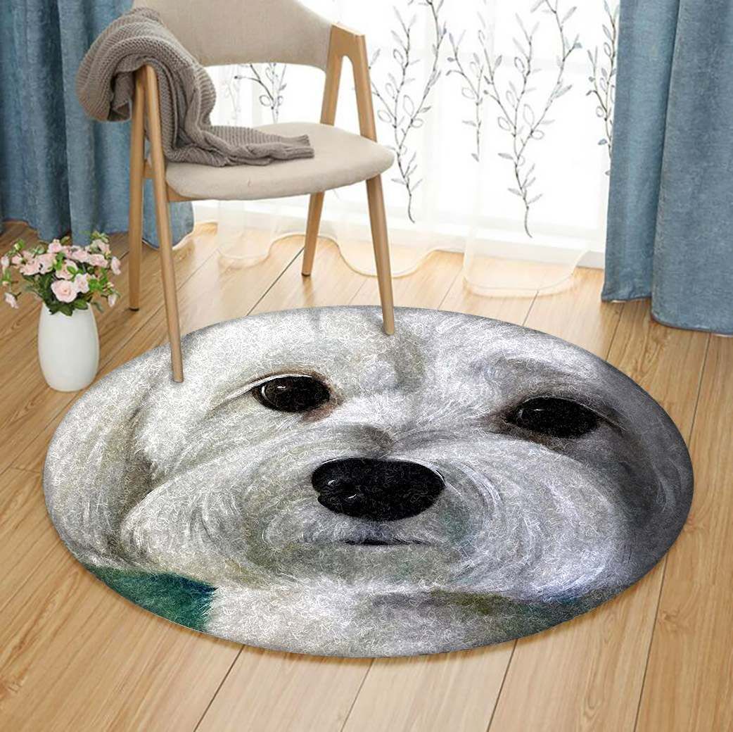 Maltese Round Carpet