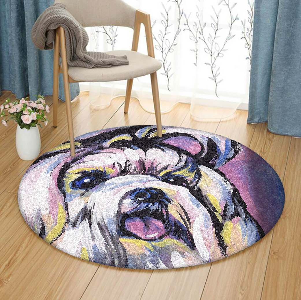 Maltese Round Carpet
