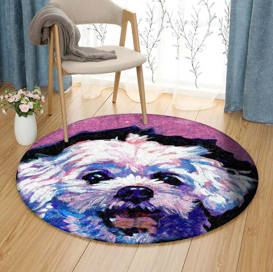 Maltese Round Carpet